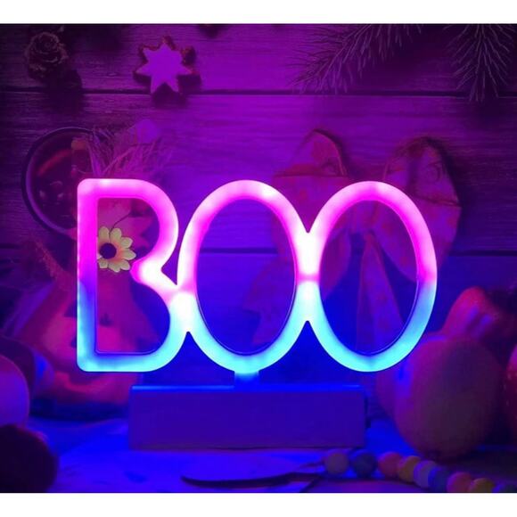 Boo Led Table‎ Ornament - Picture 1 of 3